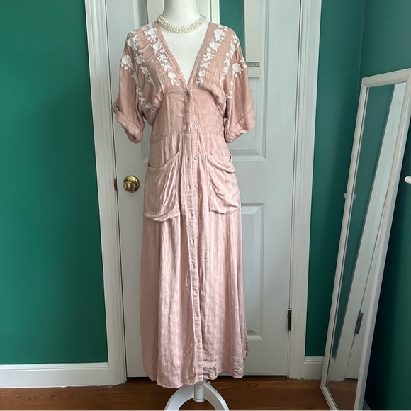 Free People Women’s Love to Love You Embroidered Dress X Small - Picture 8 of 16